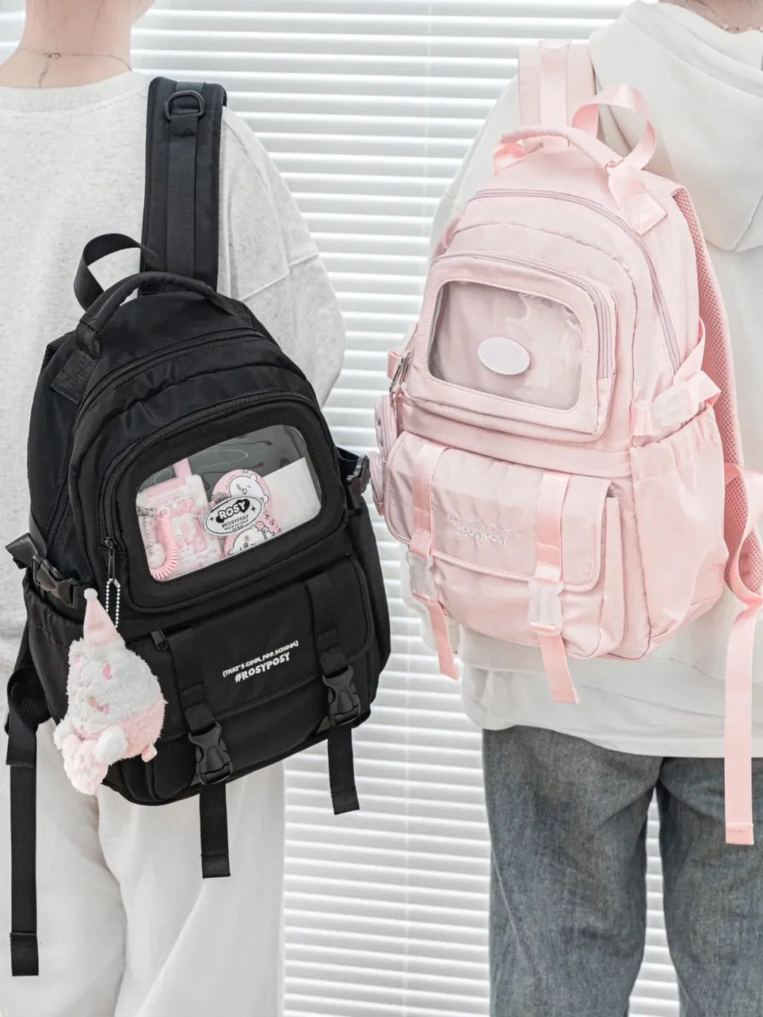 Cream-Style Large Capacity Schoolbag