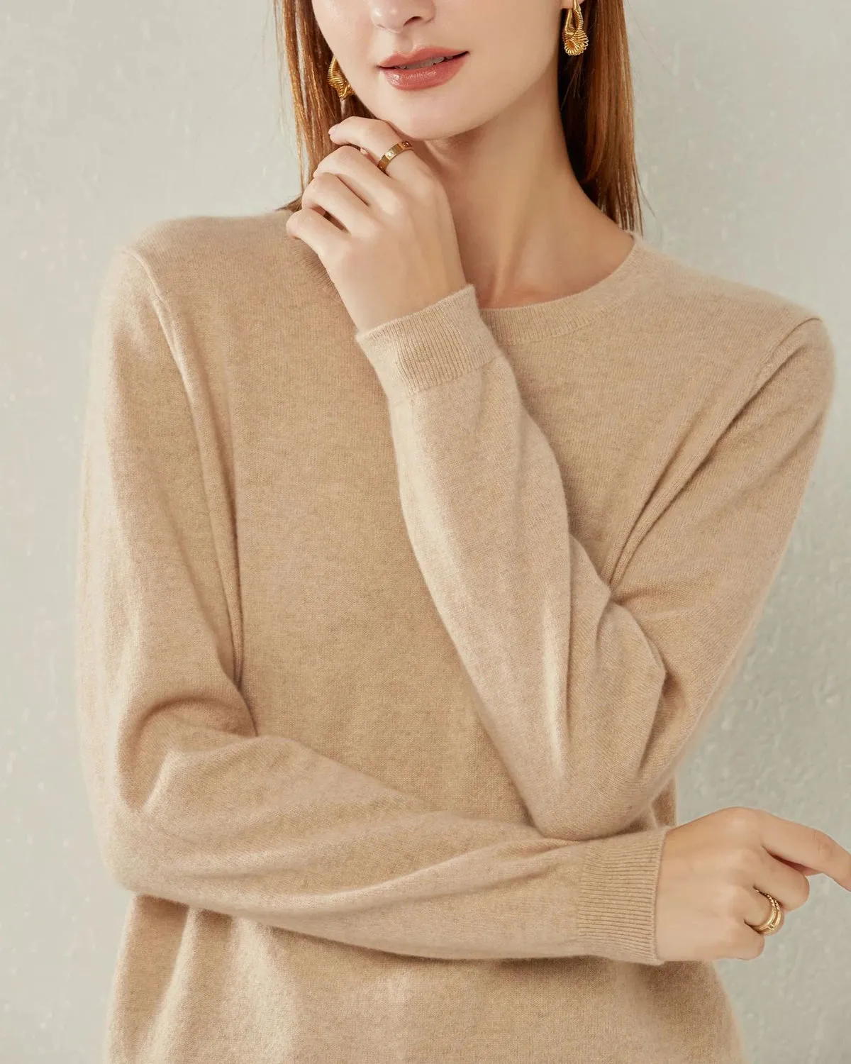 Crewneck Lightweight Cashmere Sweater