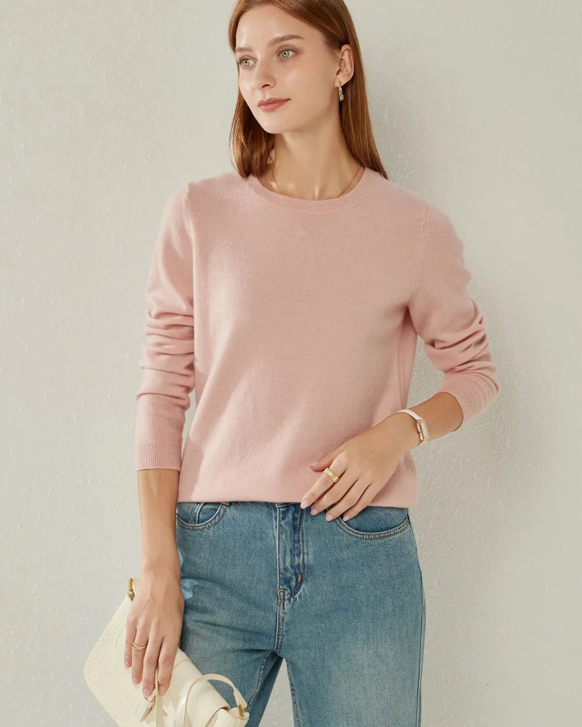 Crewneck Lightweight Cashmere Sweater