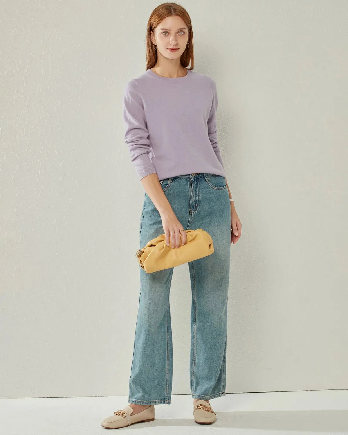 Crewneck Lightweight Cashmere Sweater
