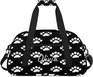 Custom Sports Gym Bag Personalized Name Travel Duffel Bag