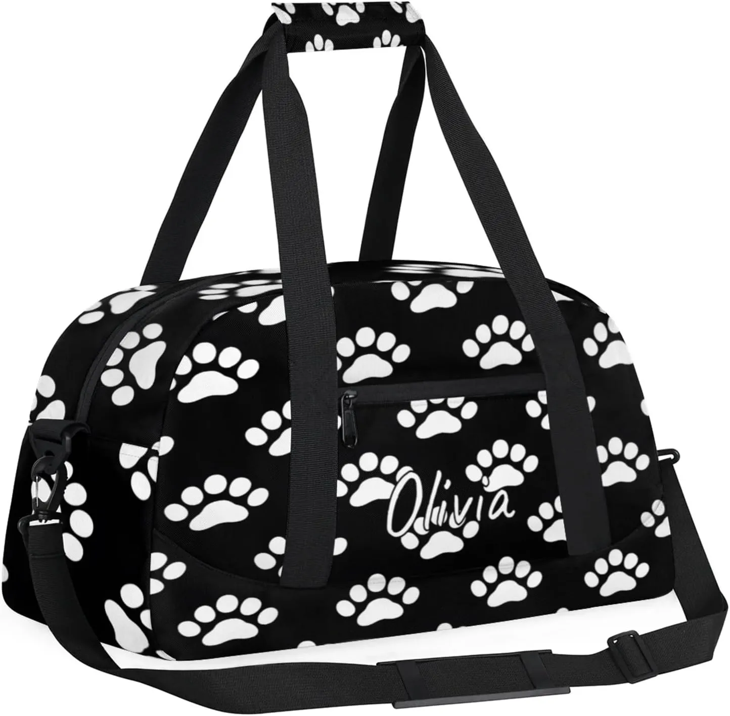 Custom Sports Gym Bag Personalized Name Travel Duffel Bag
