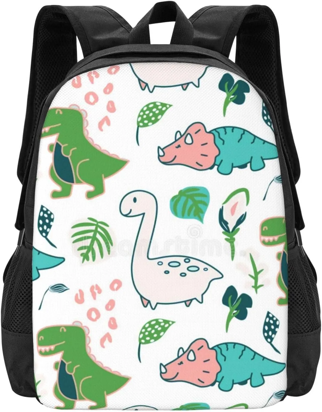 Cute Dino Lightweight Packable Backpack Travel Casual Large Capacity Daypack Foldable Backpack For Men Women