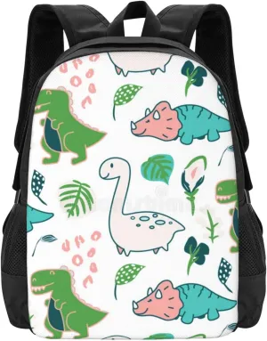 Cute Dino Lightweight Packable Backpack Travel Casual Large Capacity Daypack Foldable Backpack For Men Women