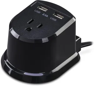 CyberPower CSP105U Professional Dual USB Power Station,Black