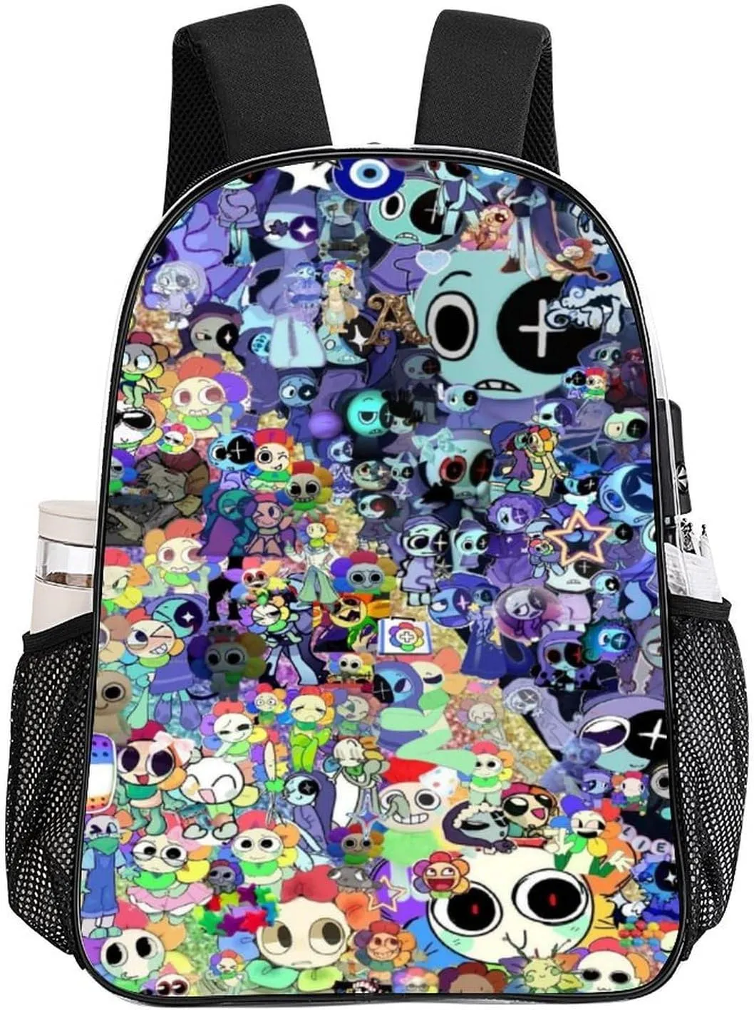 Dandys World Transparent Backpack Cute Large Capacity Laptop Backpack Travel Backpack For Unisex 17in