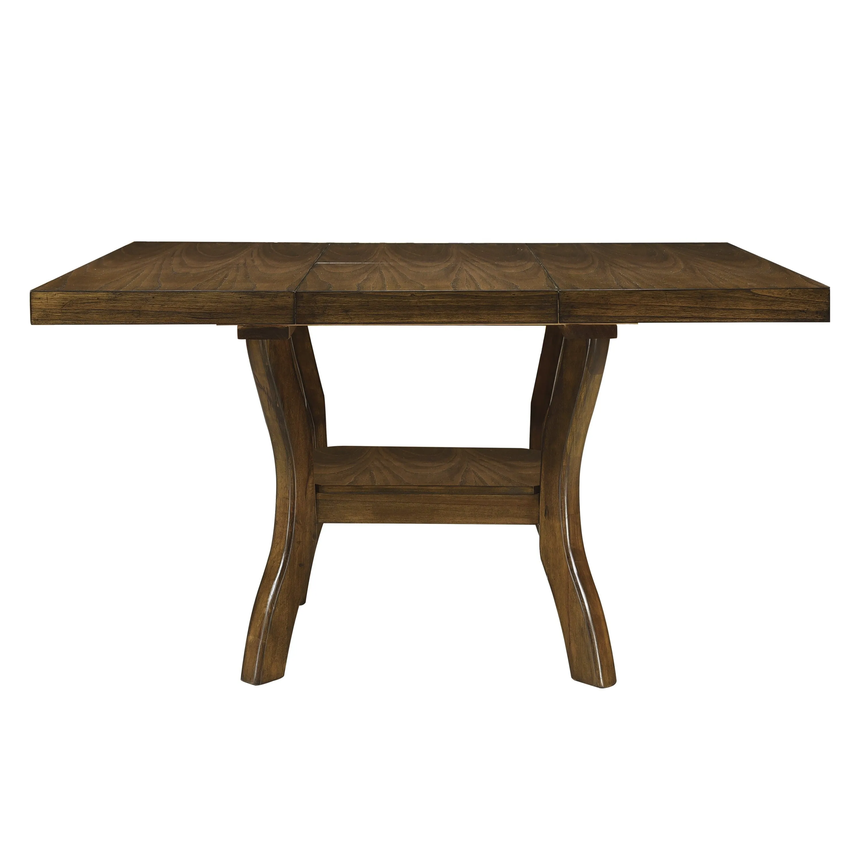 Darla Dining Table w/18" Butterfly Leaf, Mindy Veneer in Brown - 5712-54*