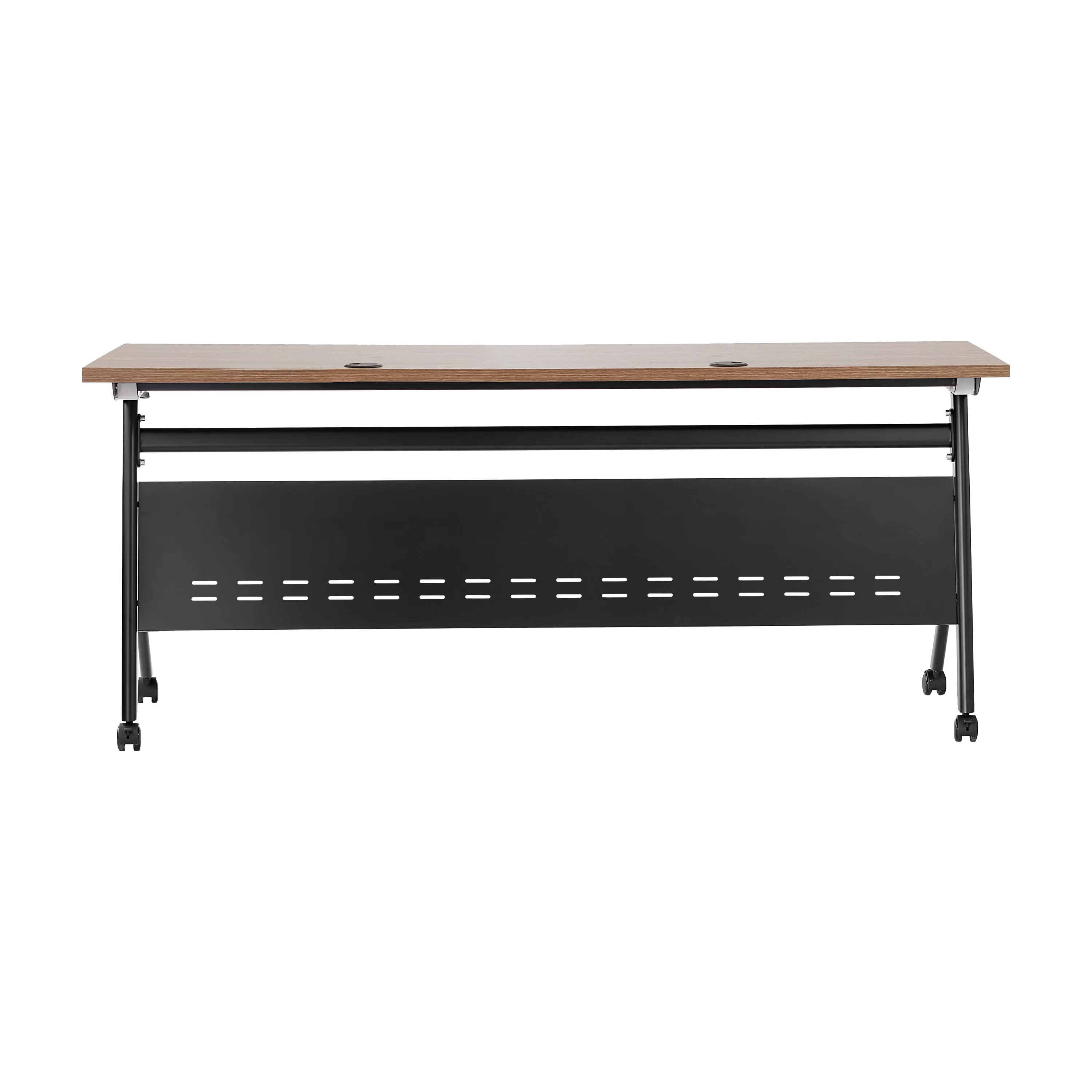 Davis Commercial Grade Heavy-Duty Nesting Flip Training Table with Y-Legs, Modesty Panel, Tabletop, and Frame