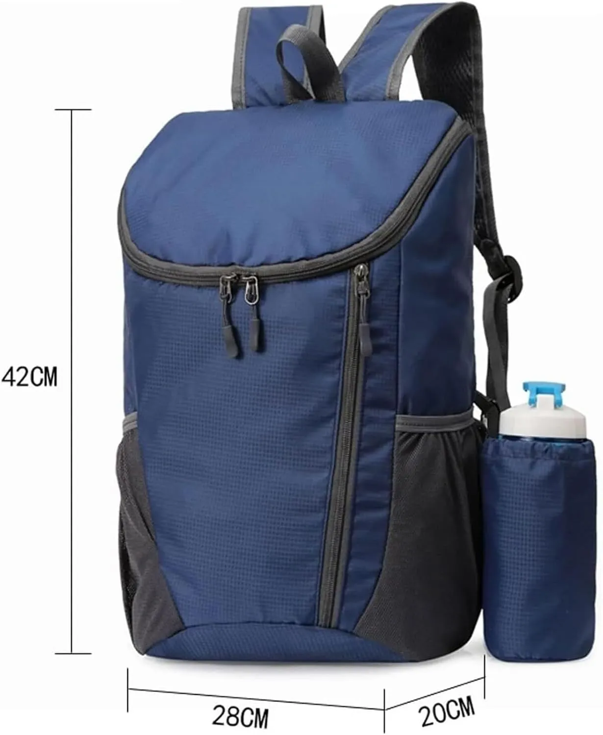 Daypack Climbing Touring Camping Backpack Ultralight Backpack With Bottle Holder Folding Travel Outdoor Sport Travel(E)