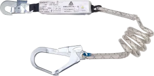 Delta Plus SPIRAL AN208S200AD – Compact Energy-Absorbing Lanyard with Patented System for Short