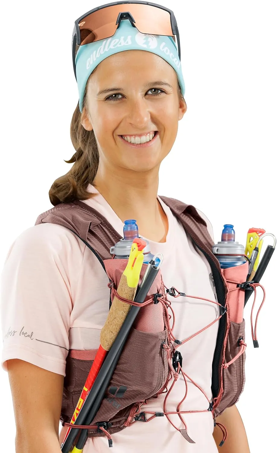 Deuter Traick 5L SL Hydration Backpack - Women's, Raisin/Caspia, XS