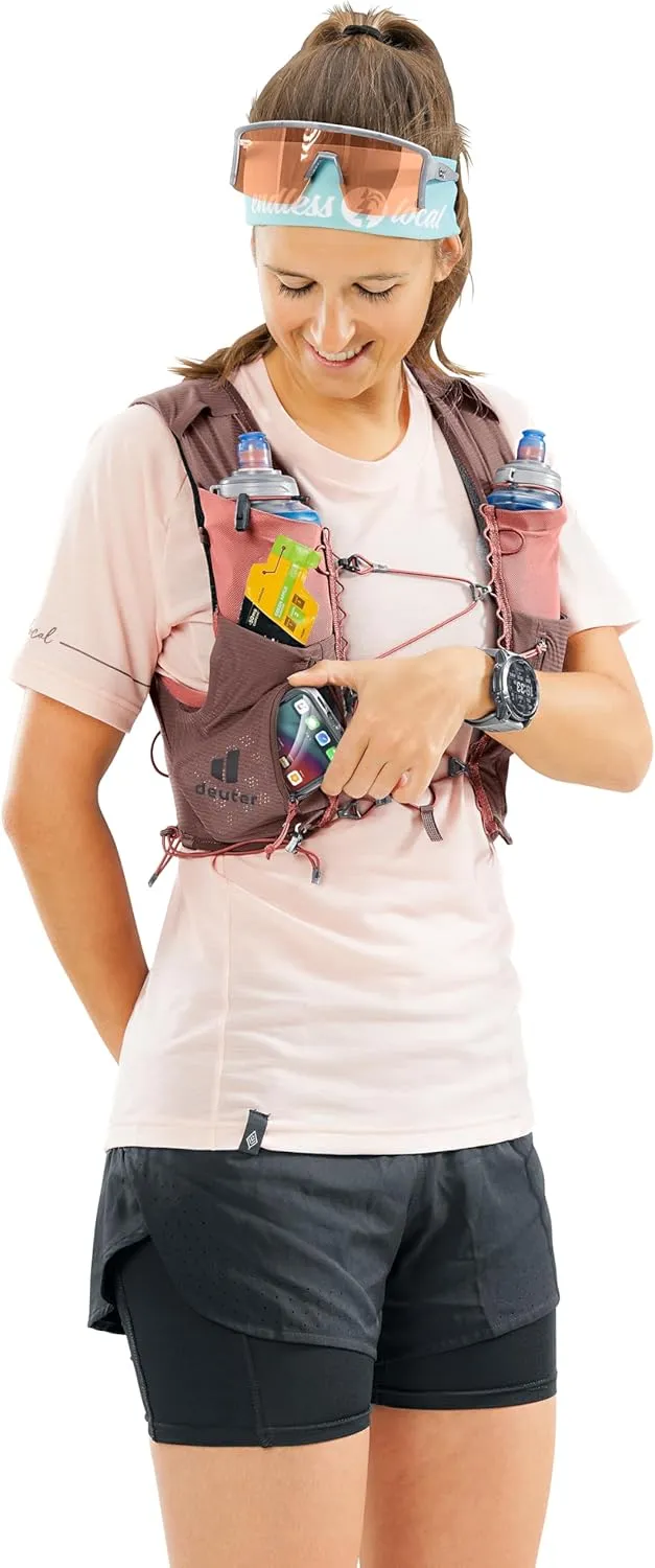 Deuter Traick 5L SL Hydration Backpack - Women's, Raisin/Caspia, XS