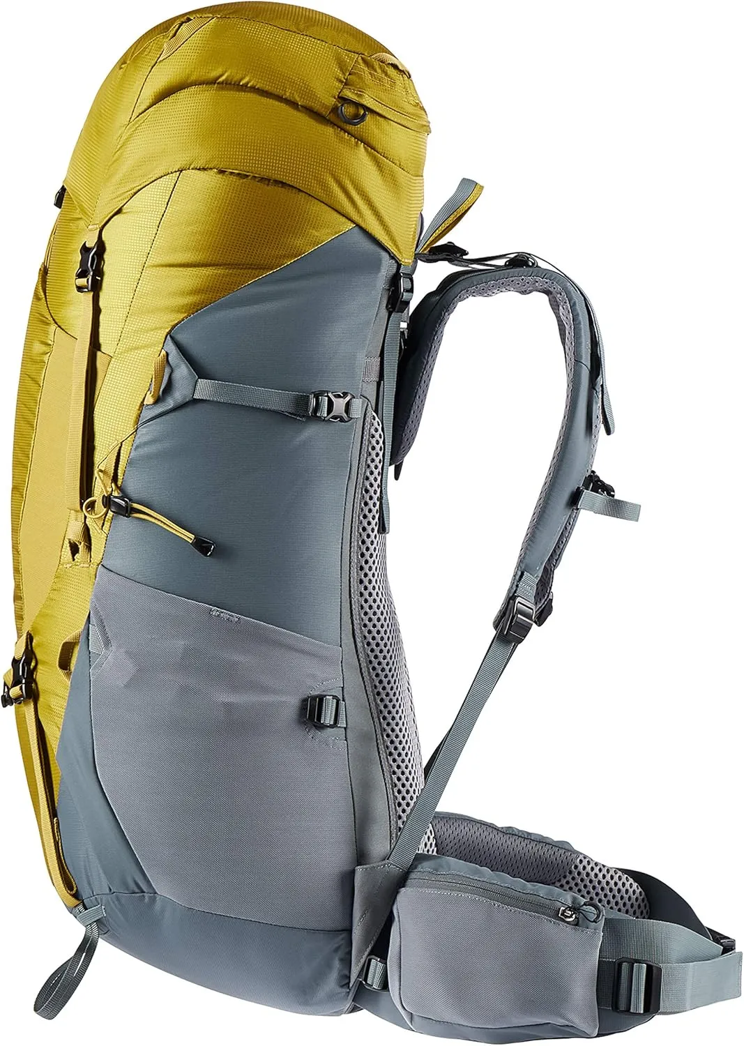 Deuter Unisex – Adult's Aircontact Lite 65 10 Trekking Backpack, Turmeric-Teal, (75L) EU