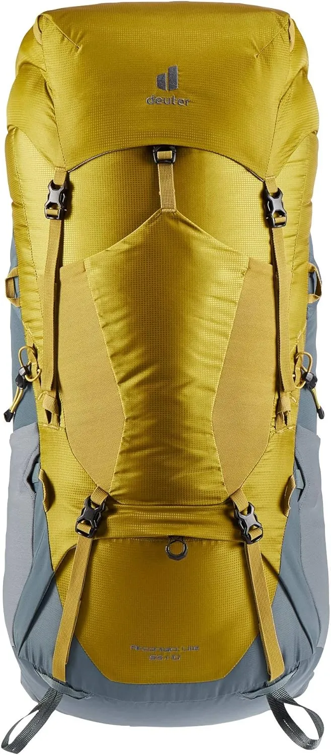 Deuter Unisex – Adult's Aircontact Lite 65 10 Trekking Backpack, Turmeric-Teal, (75L) EU