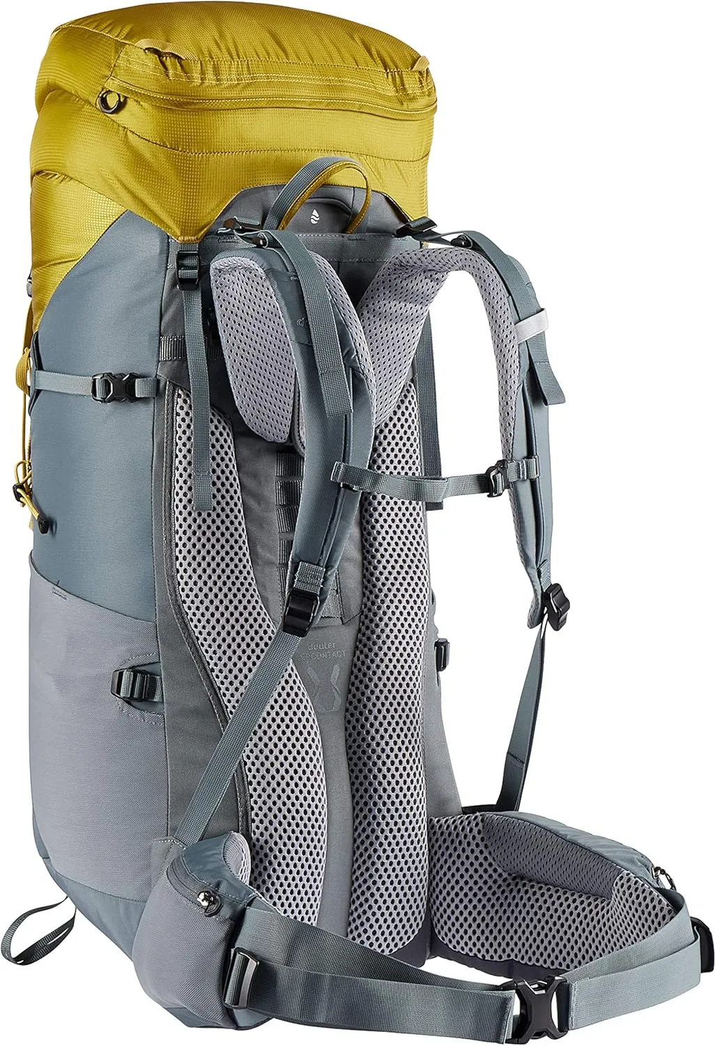 Deuter Unisex – Adult's Aircontact Lite 65 10 Trekking Backpack, Turmeric-Teal, (75L) EU