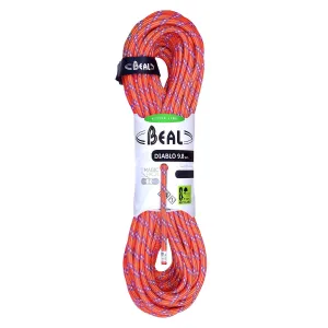 Diablo (9.8mm, 80m) - unicore, red, climbing rope