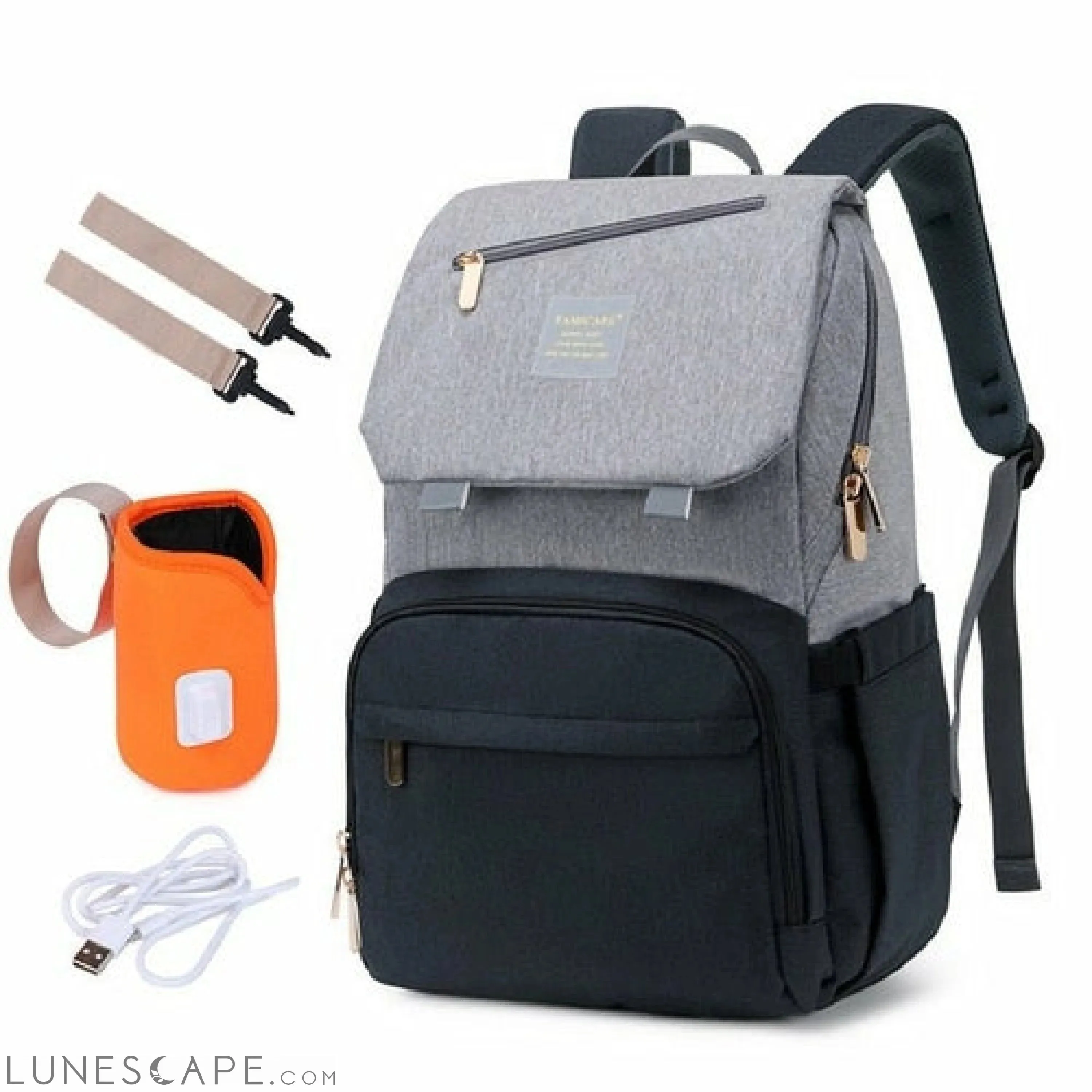Diaper Bag Mummy Daddy Backpack Baby Stroller Waterproof Oxford