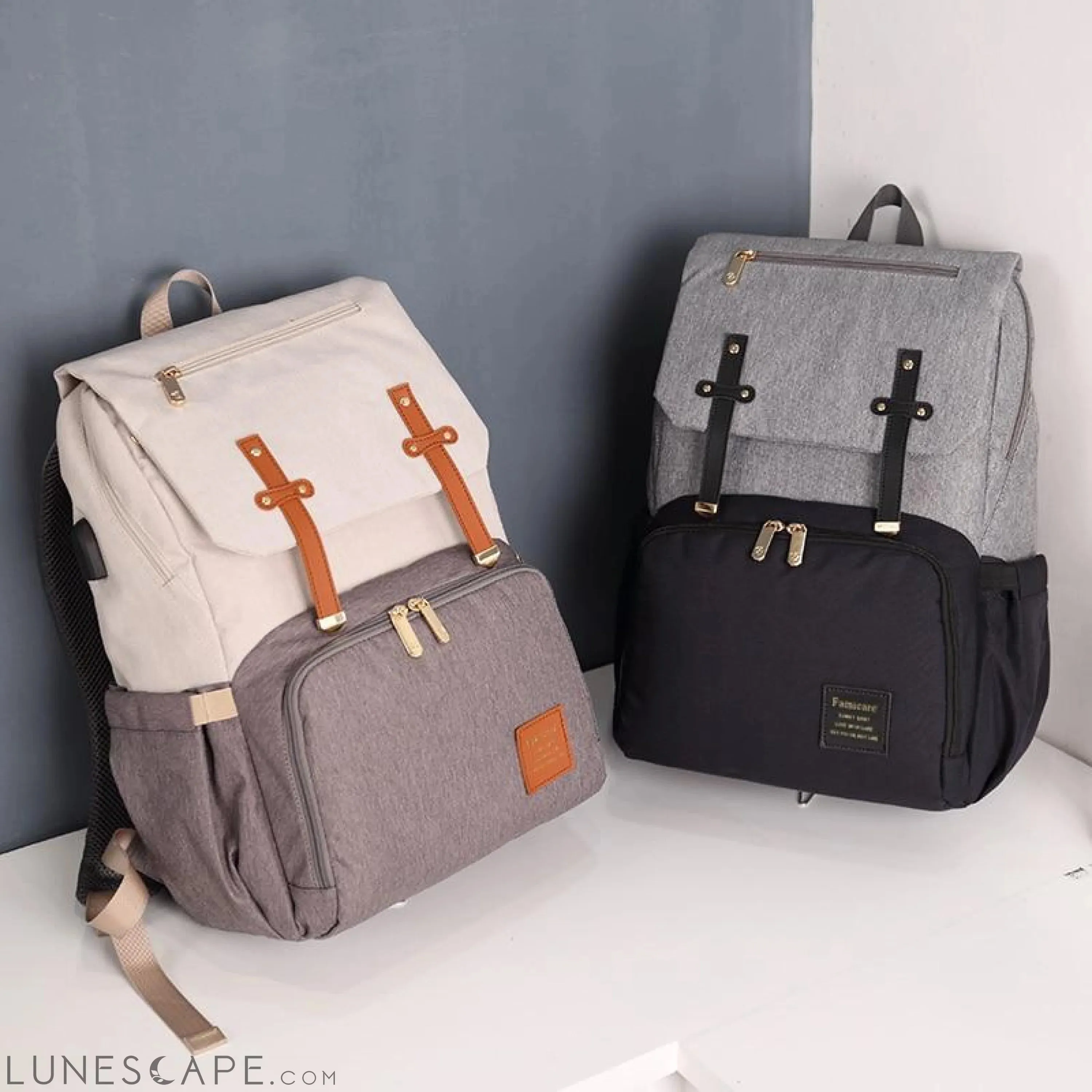 Diaper Bag Mummy Daddy Backpack Baby Stroller Waterproof Oxford