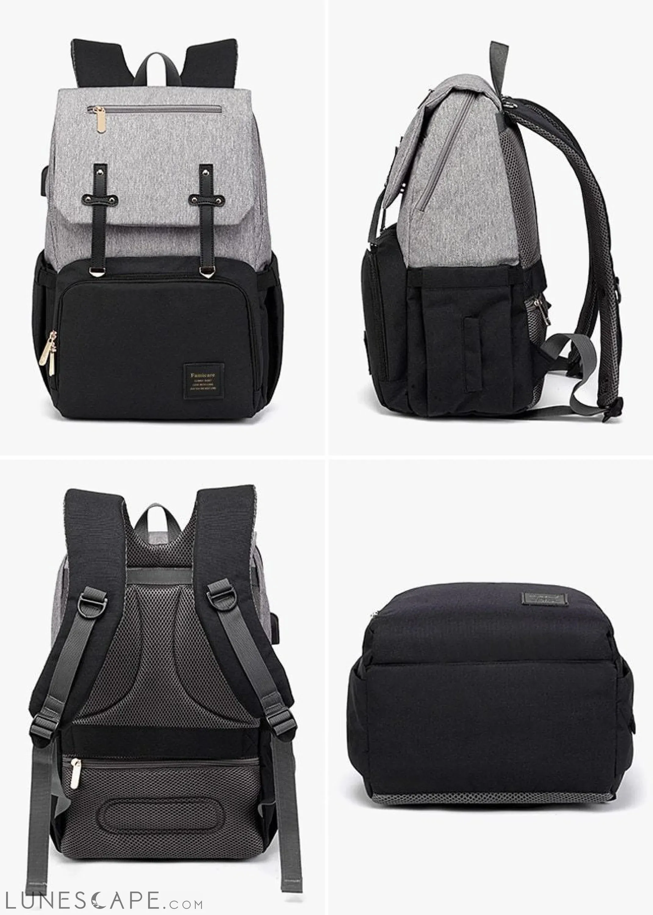 Diaper Bag Mummy Daddy Backpack Baby Stroller Waterproof Oxford