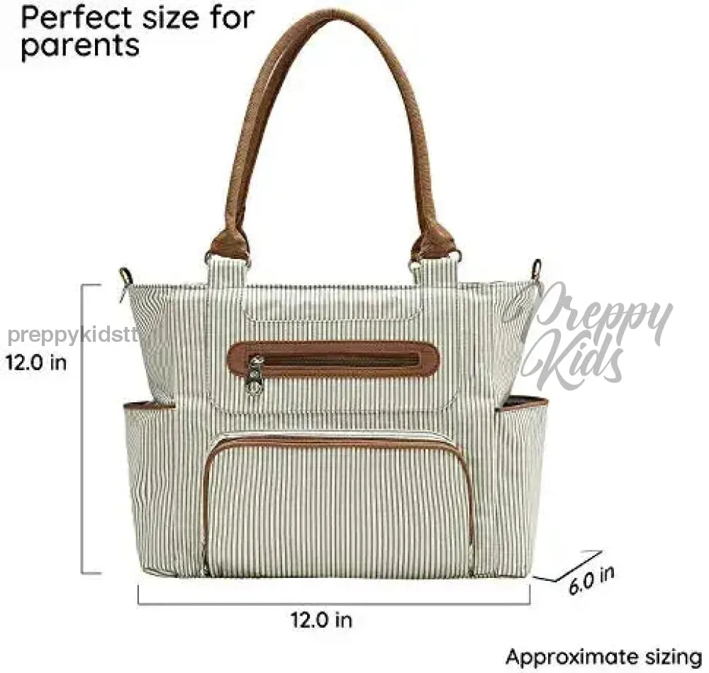 Diaper Mummy baby bag 7 pieces :  LITTLE STORY Brand . Nappy tote bag large capacity for baby mom dad Travel Bag with Stroller Straps