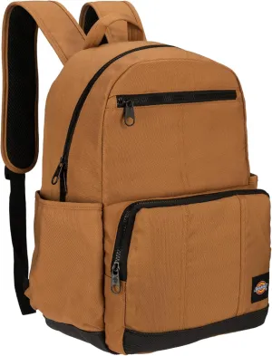 Dickies Journeyman Extra Large Capacity Backpack Classic Logo Water Resistant Casual Daypack for Travel Fits 15.6 Inch Notebook (Brown Duck)