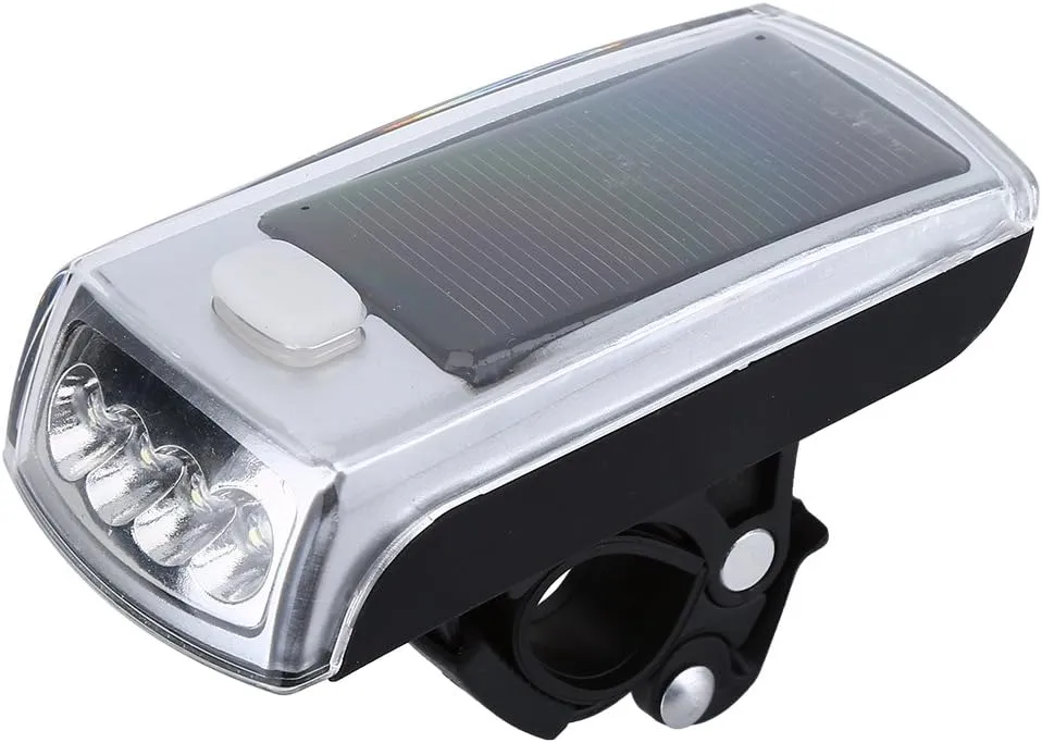 Dilwe Cycling Flashlight,Qualified LED USB Charger Front Light with USB Cable and Mount for Road Mountain Cycling Parts Riding Lights