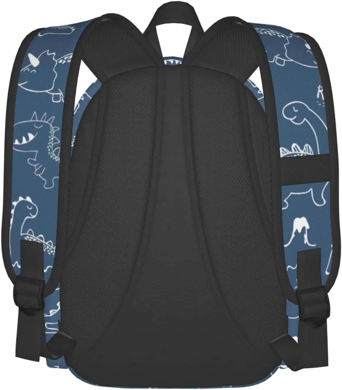 Dinosaur Blue Casual Daypack Laptop Bag School Bookbag Travel Backpack For Kids Teen Boy Girl