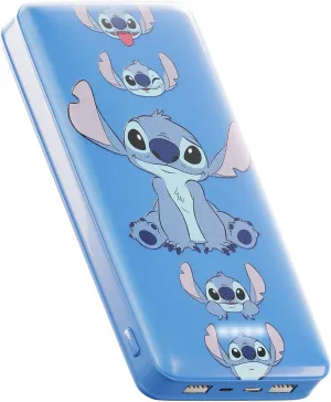 Disney Lilo and Stitch 10,000Mah Power Bank- Universally Compatible Portable Phone Charger Battery Pack w/USB Charging Port- Stitch Gifts for Women, Men, Teens and All Fans of Stitch Stuff