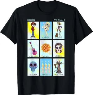 Disney Pixar Coco Group Shot Table 1 Panels T-Shirt