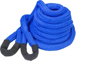 DitchPig 447541 Kinetic Energy Vehicle Recovery Double Nylon Braided Rope with Duffel Bag, 1-1/4" x 30', 44,200 lbs. Breaking Strength