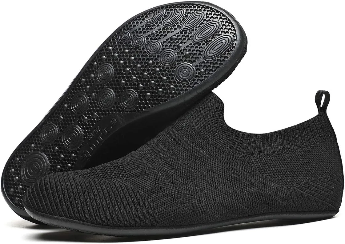 ditont Non-Slip Indoor House Slippers Lightweight Comfortable Grip House Home Shoes for Men Women