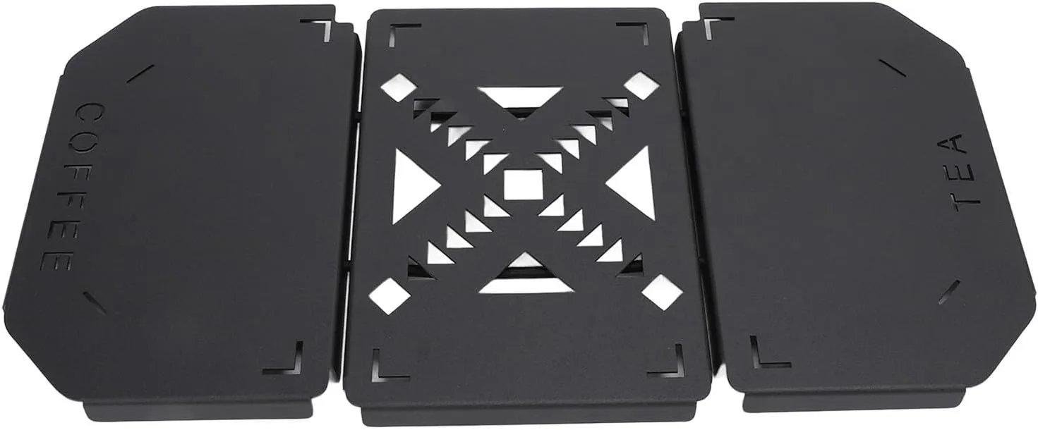Diydeg Table Top for Stanley, 9.4L Lunch Box Professional Aluminium Alloy Portable Camping Table Board Folding Lunch Box Table Top Table Board Plate Lunch Box Accessories