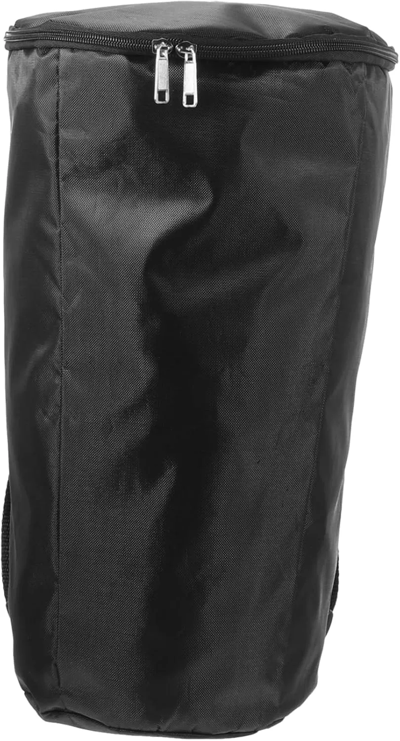 Djembe Bag for African Drum Durable Carry Case with Zip Cover Comfortable Double Shoulder Straps for Transporting Instruments