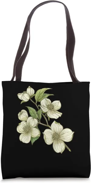 Dogwood Flowers Vintage Tote Bag
