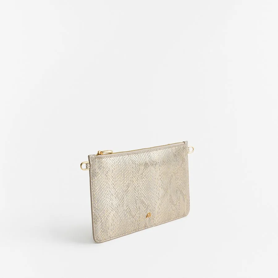 Double Bag Mini - Snake Gold