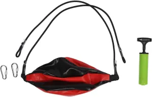 Double End Bag, Double End Punching Ball, Double End Speed Boxing Bag, with Adjustable Cord Inflator, PU Leather, Enhance Agility, for Reaction, Agility (Black Red)
