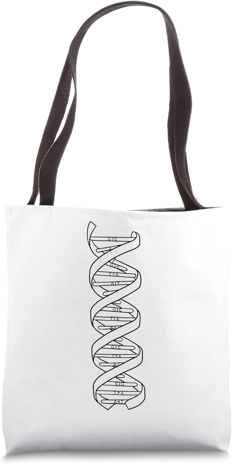 Double Helix DNA Tote Bag