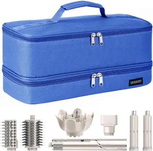Double Layer Storage Case For Shark Flexstyle, Travel Carrying Case For Shark 430/440 Flexstyle, Organizer Bag For Shark Flexstyle/Dyson Airwrap Styler Attachments