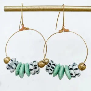 Double Mint Earring