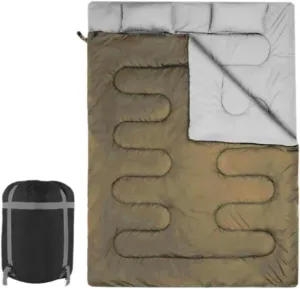 Double Sleeping Bag Equipment 2 Person Breathable Supplies Portable Backpacking Quilt Camping Sleep Bag for Outdoor Hiking