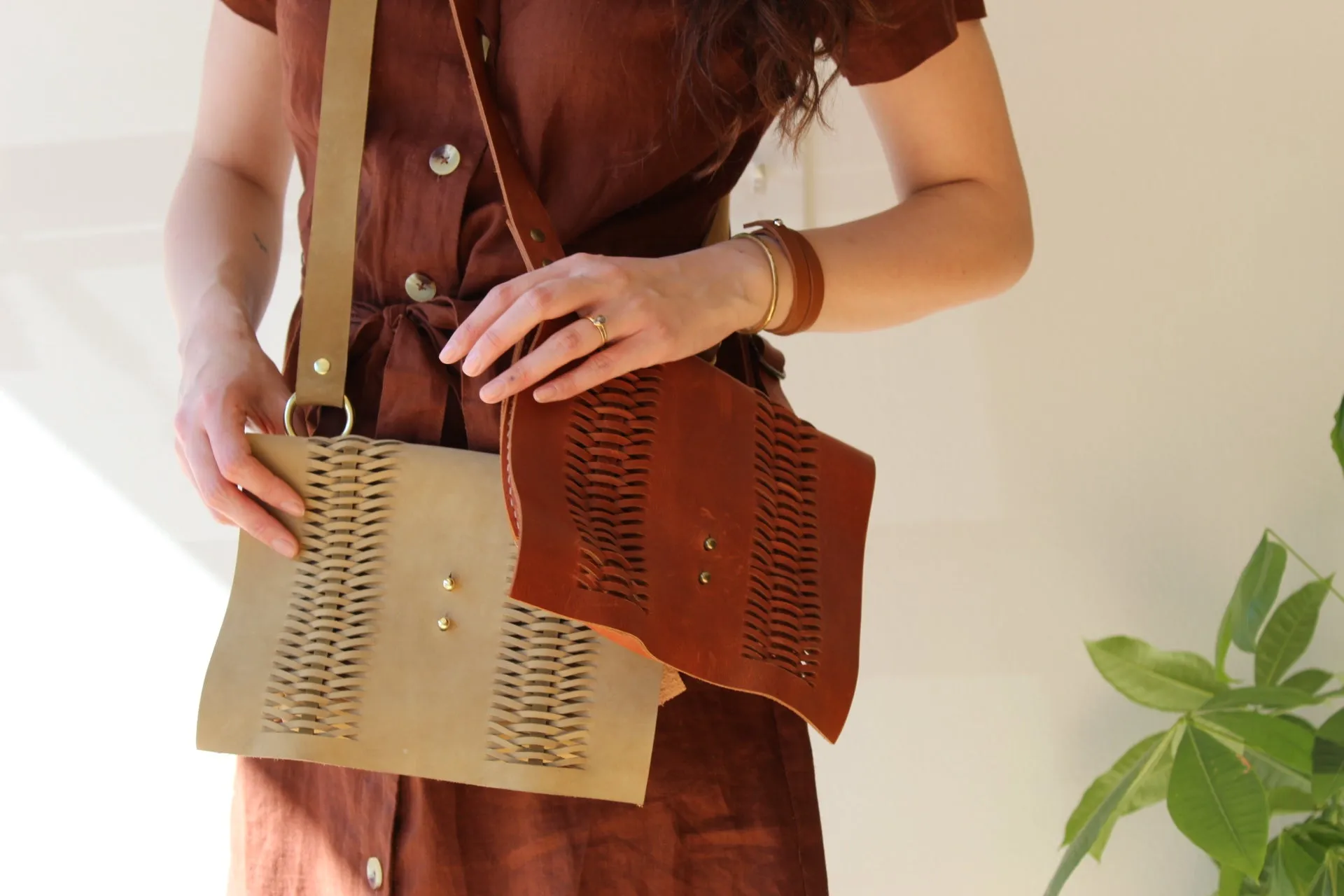 Double Weave Crossbody
