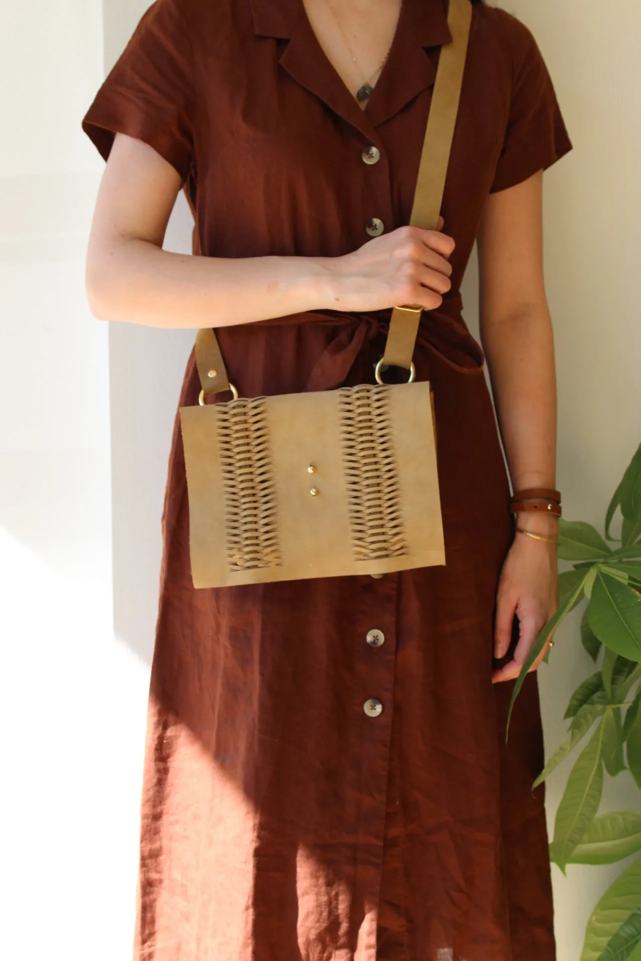 Double Weave Crossbody