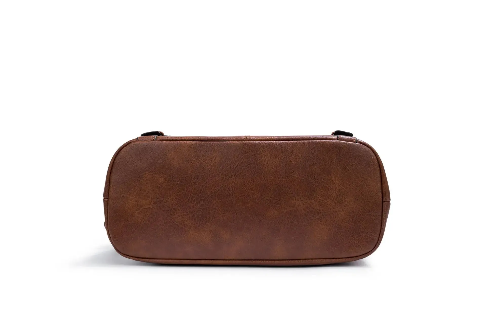 DOUBLE ZIPPER SATCHEL