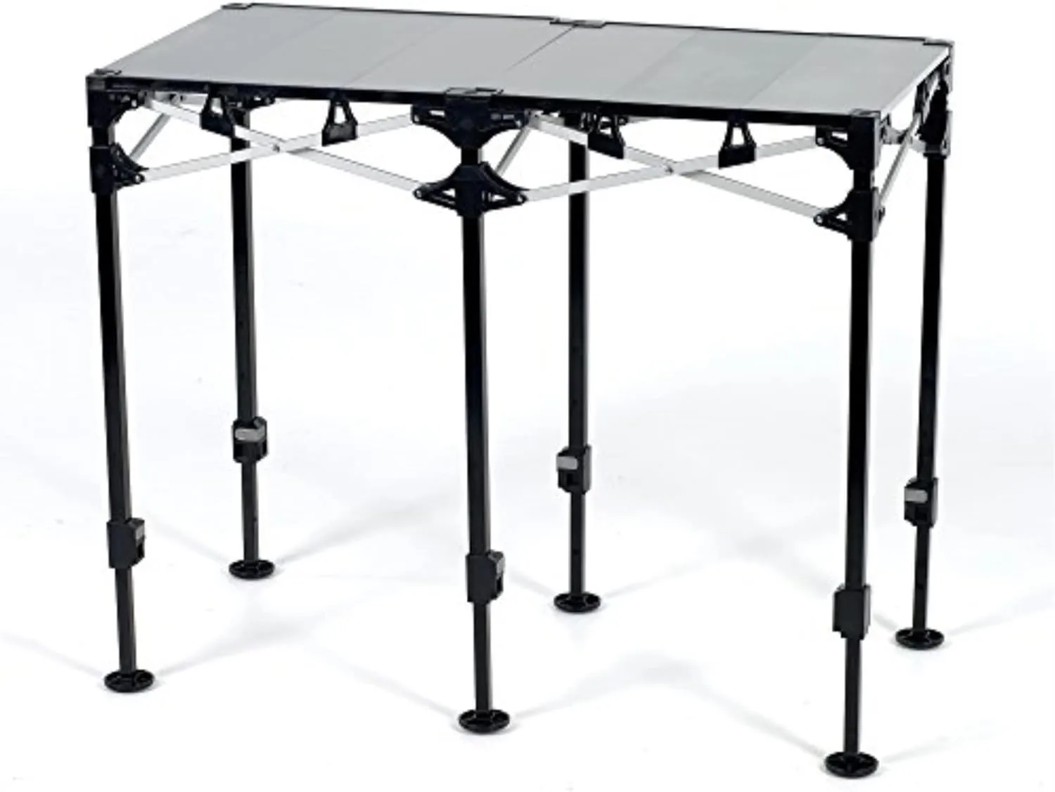 E-Z UP Instant Table System, 2 by 4', Silver