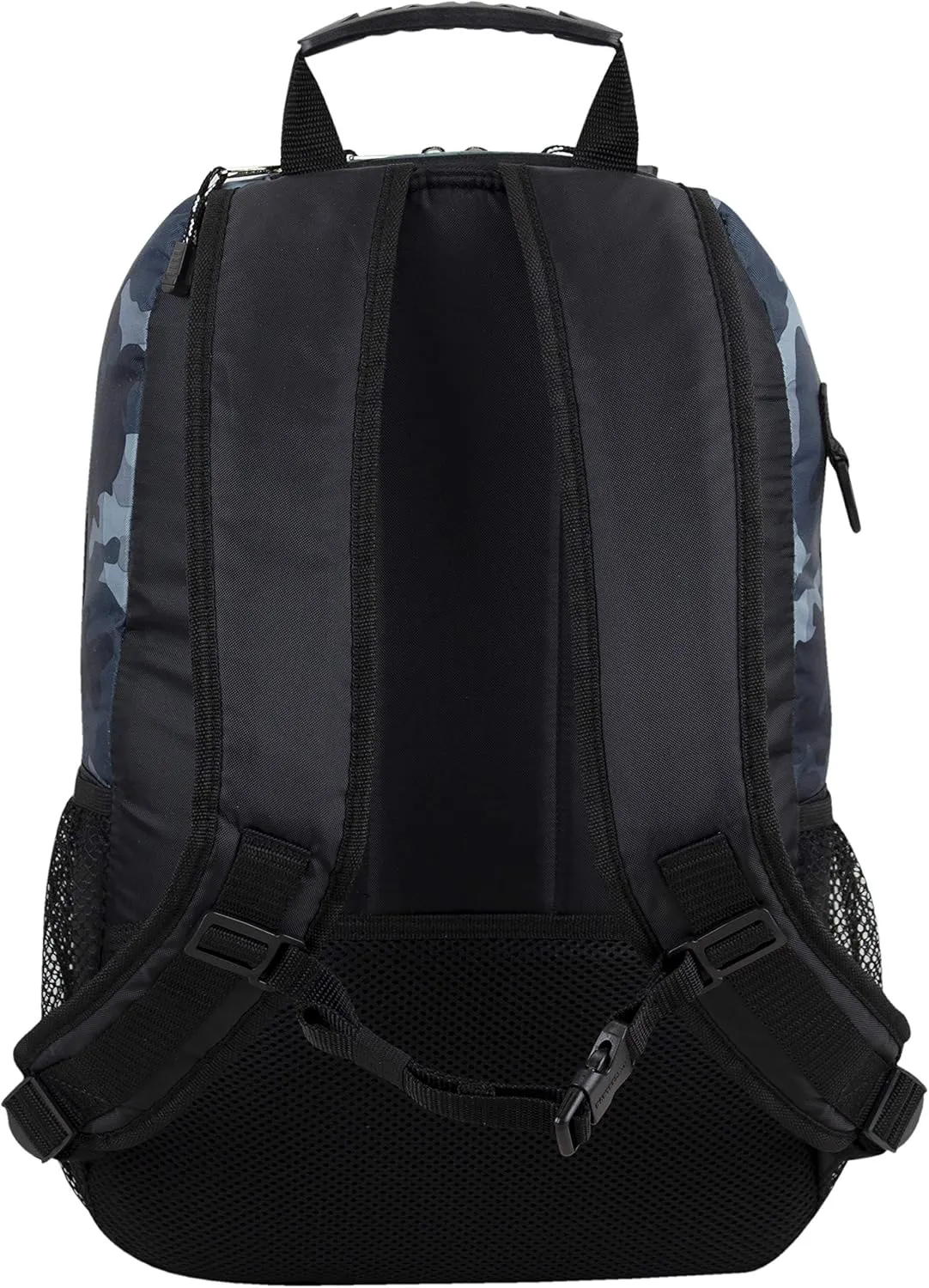 Eastsport Travel Skateboard Backpack Double Strap Laptop Bag Multi-Sport Design for Men and Women, Camo Black