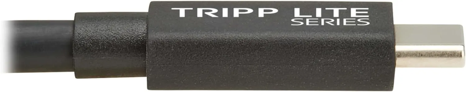 Eaton Tripp Lite 40Gbps Certified USB4 Cable 4 ft / 1.2m, 8K@60Hz Video, 240W PD 3.1 Charging, Backwards Compatible, Black, Works with All USB-C/Thunderbolt 3 Devices, 3-Year Warranty (U521-1P2M-BK)