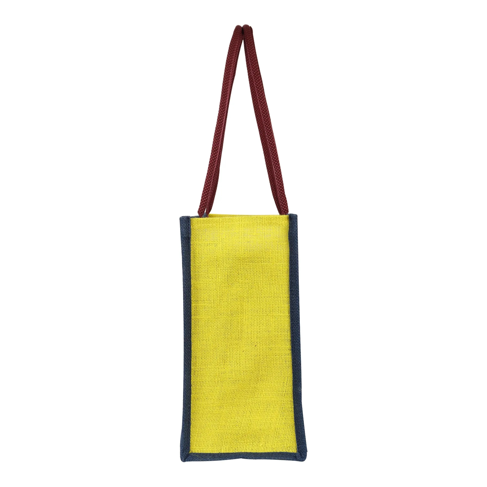 Eco Friendly Jute Unisex Vegetable Grocery Travel Shopping Tote Bag Pack of 1