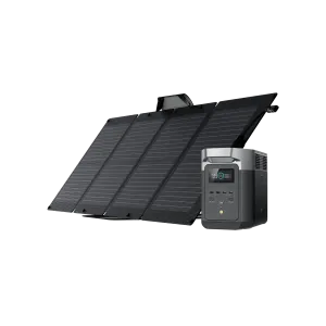 EcoFlow DELTA 2 Solar Generator   Solar Panel (PV110W) Bundle
