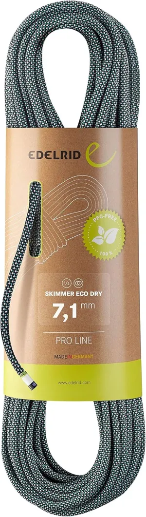 EDELRID Skimmer 7.1mm Eco Dry Dynamic Climbing Rope