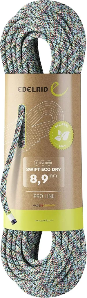 EDELRID Swift 8.9mm Eco Dry Dynamic Climbing Rope